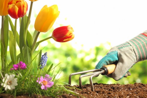 Garden waste and rubbish clearance issue being assessed after landscaping work